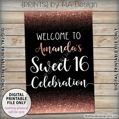 chanel no 5 sign sweet sixteen|Chanel Sweet 16 Welcome Sign .